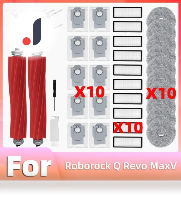 Roborock Q Revo MaxV Vacuum Robot Accessories Kit — Smart Cleaning Robots, Modern Home Furnishing