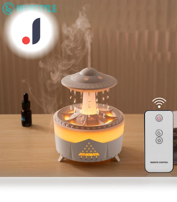 Rotating Rain Humidifier — Air Moisturizers, Modern Home Furnishing