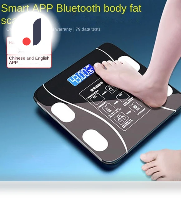 Smart Bluetooth Body Fat Scale — Body Composition Analysis, DC-HOME Textile