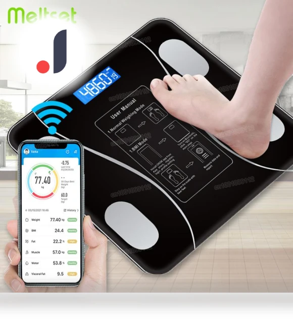 Smart Body Fat Scale — Weight Management Tools, DC-HOME Textile