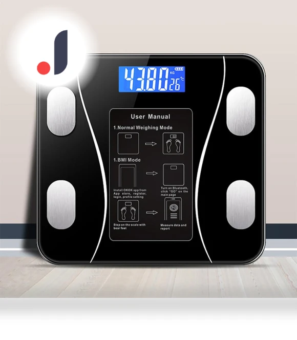 Smart Body Fat Scale — Body Composition Analysis, DC-HOME Textile