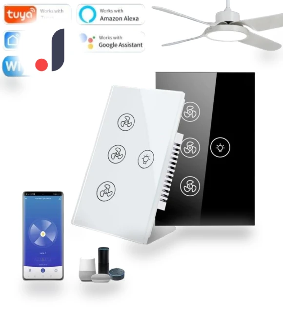 Smart Fan Light Switch — Smart Home Modules, Modern Home Furnishing