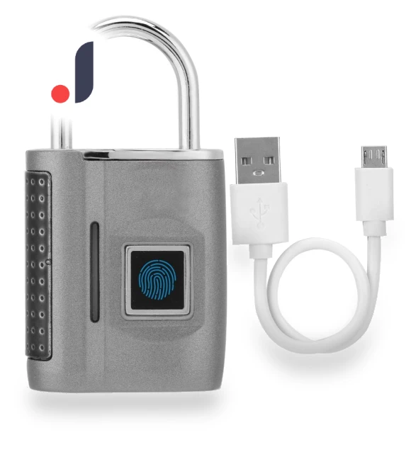Smart Fingerprint Passwordless Unlocking Hanging Lock — Luggage Locks, KONNWEI