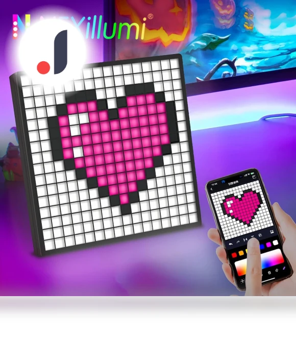 Smart LED Matrix Pixel Display — LED Strips, Modern Home Furnishing