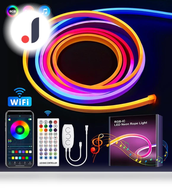 Smart LED Neon Light RGBIC Dreamcolor — LED Strips, Modern Home Furnishing