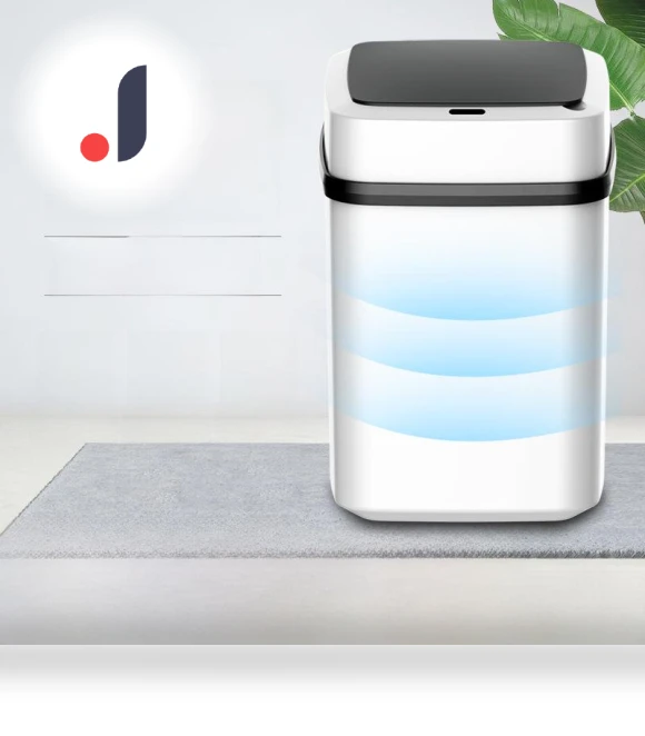Smart Touch Sensor Trash Can with Lid — Kitchen Cans, FluxZone