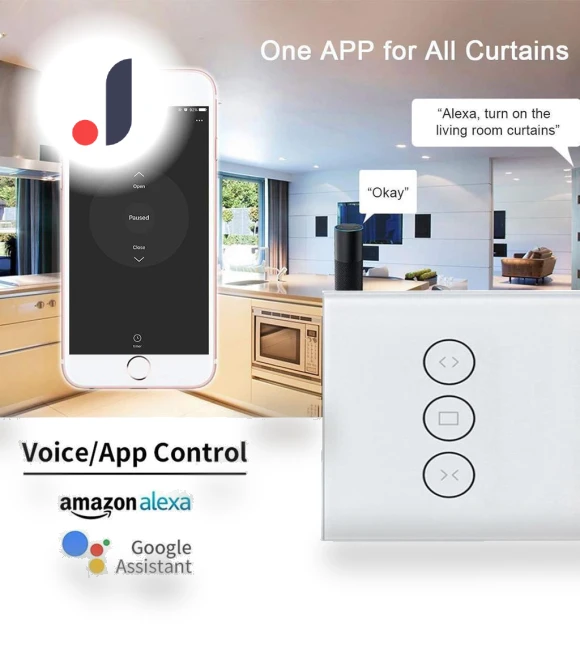 Smart Wi-Fi Curtain — Treatment Sets, Annaa