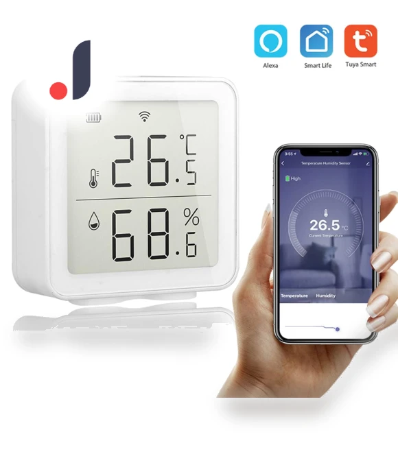Smart WiFi Humidity Sensor Hygrometer — Home Climate Control, KONNWEI