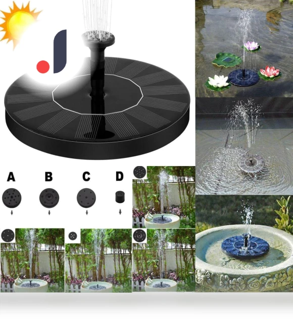 Solar Powered Floating Fountain Pump for Bird Bath — Fountain Accessories, LIAESMART Home