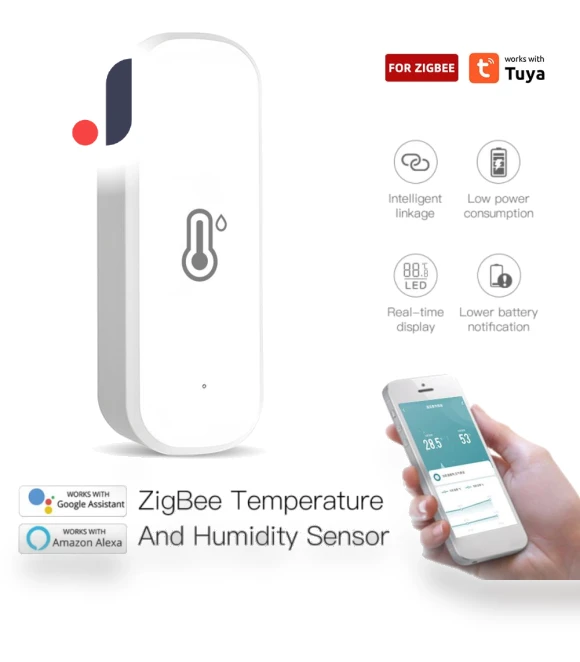Temperature and Humidity Sensor — Home Climate Control, Tuya