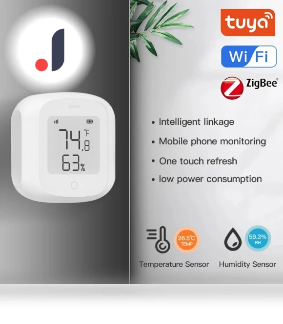Temperature and Humidity Sensor — Home Climate Control, DC-HOME Textile