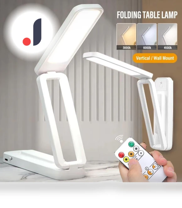 Touch Control Desk Lamp with Adjustable Brightness — Desk & Table Lighting, DC-HOME Textile