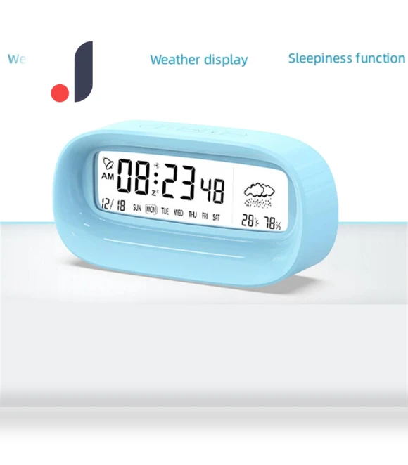 Transparent Digital Alarm Clock — Alarms & Clocks, DC-HOME Textile