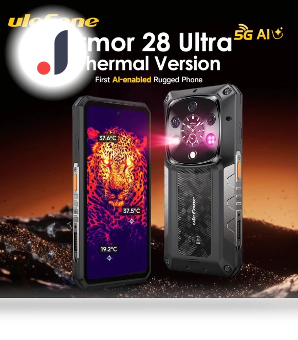 Ultra AI Thermal Imaging Rugged Phone — Mobile Devices & Accessories, Ulefone