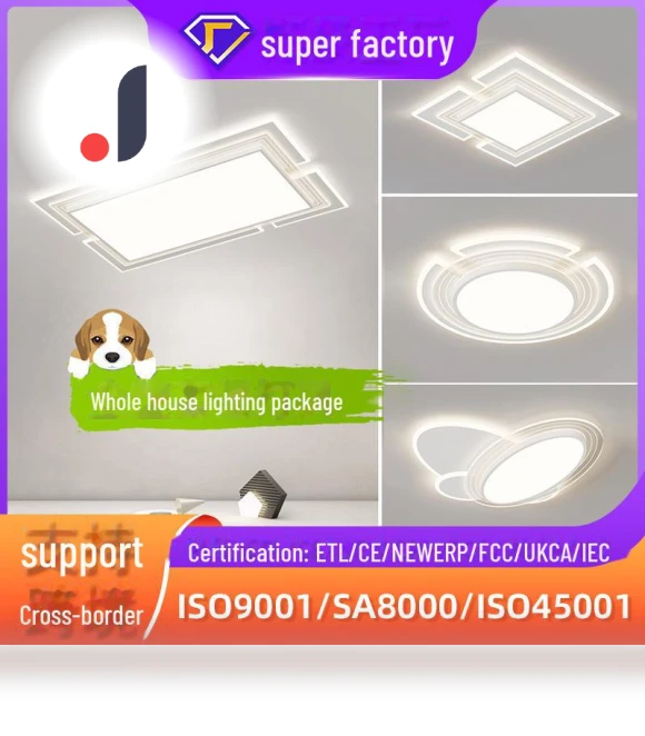 Ultra-thin Smart LED Ceiling Light — Overhead Lighting, WoW Home