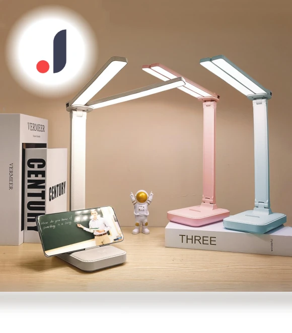 USB Rechargeable LED Desk Lamp — Study & Desk Lighting, DC-HOME Textile