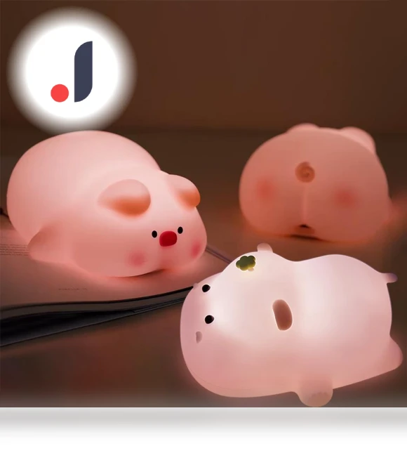 USB Rechargeable LED Night Light with Touch Control — Night Lights, Modern Home Furnishing