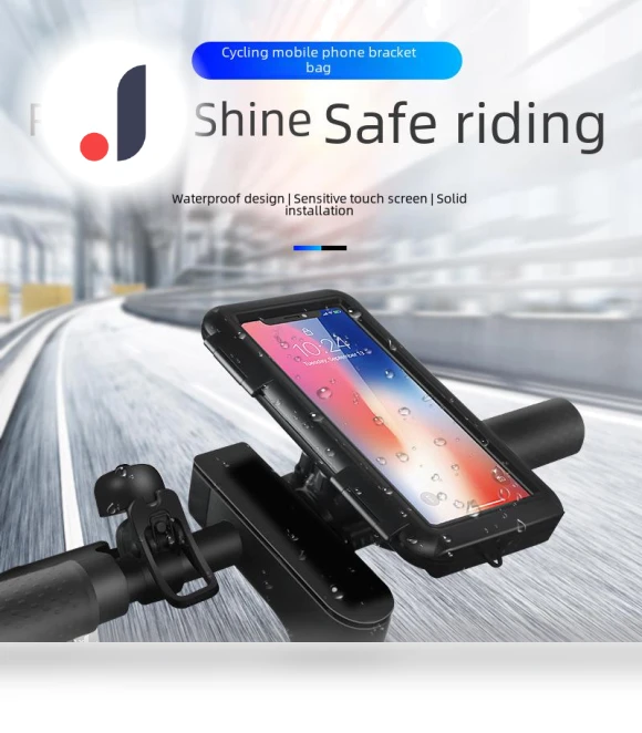Waterproof Motorcycle Phone Holder with Charging and Touch Screen — Dashboard Installation Kits, StrideBox
