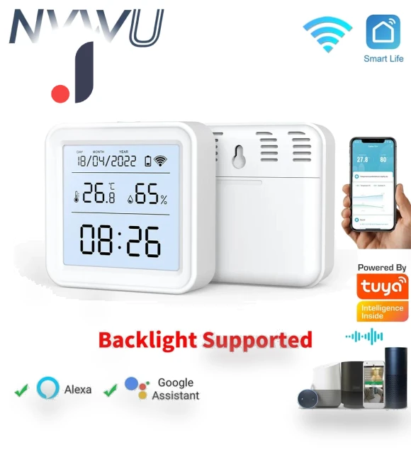 WiFi Temperature and Humidity Sensor — Home Climate Control, DC-HOME Textile