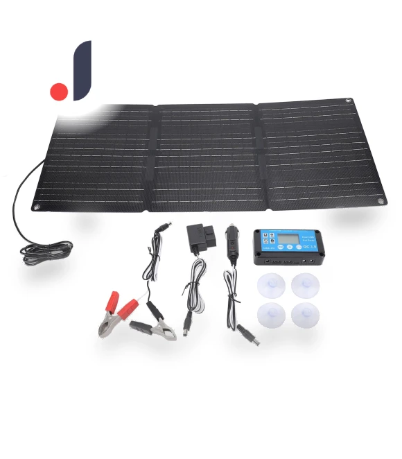 100W Portable Foldable Solar Panel Kit — Solar & Wind Power, Vestidos