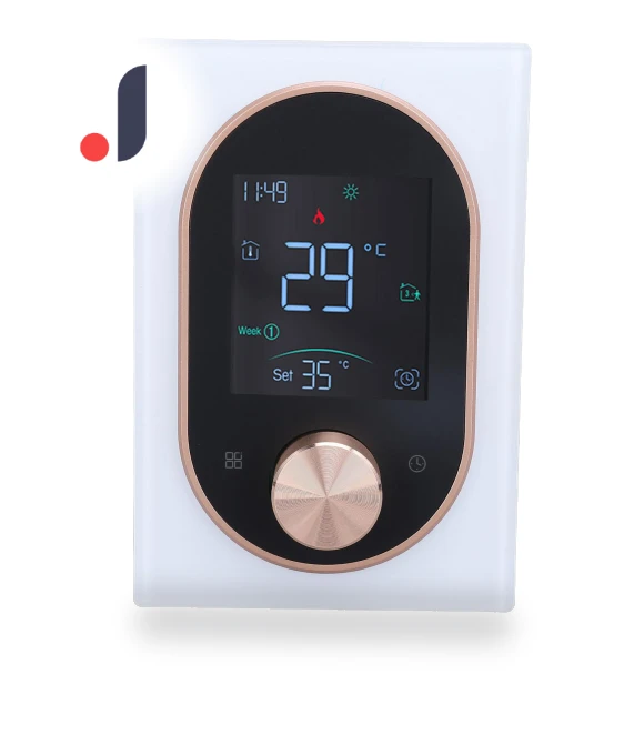 Color Smart Thermostat with Programmable Touch Screen and Control Knob — Home Climate Control, Vestidos