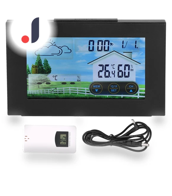 Color Touchscreen Weather Clock — Weather Monitoring Clocks, Vestidos