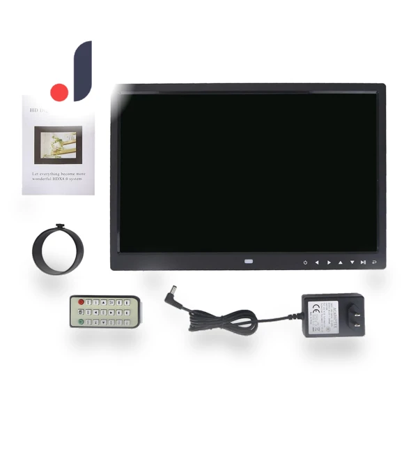 HD Touchscreen Digital Photo Frame Alarm Clock MP34 Video Player — Digital Frames, Zeblaze