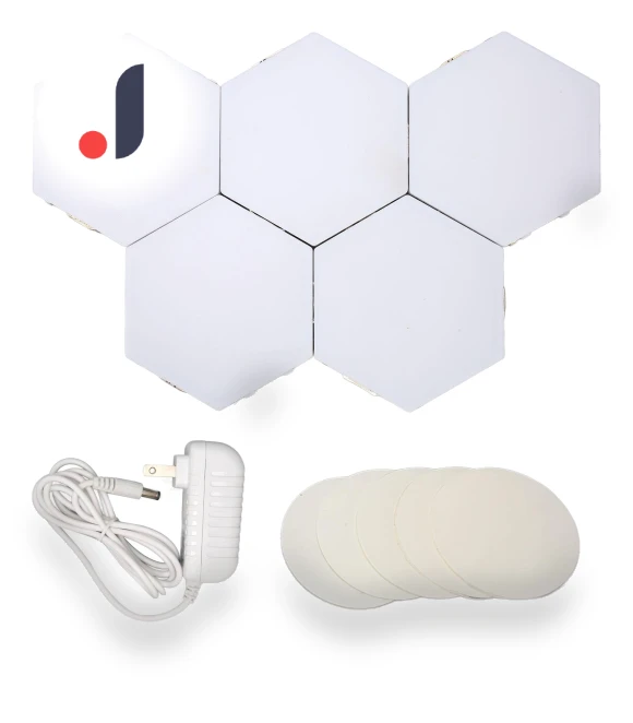 Hexagon LED Touch Control Lamps — Standing Lights, OutsideWorld
