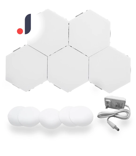 Hexagonal LED Touch Wall Light — Night Lights, TOMTOP JMS