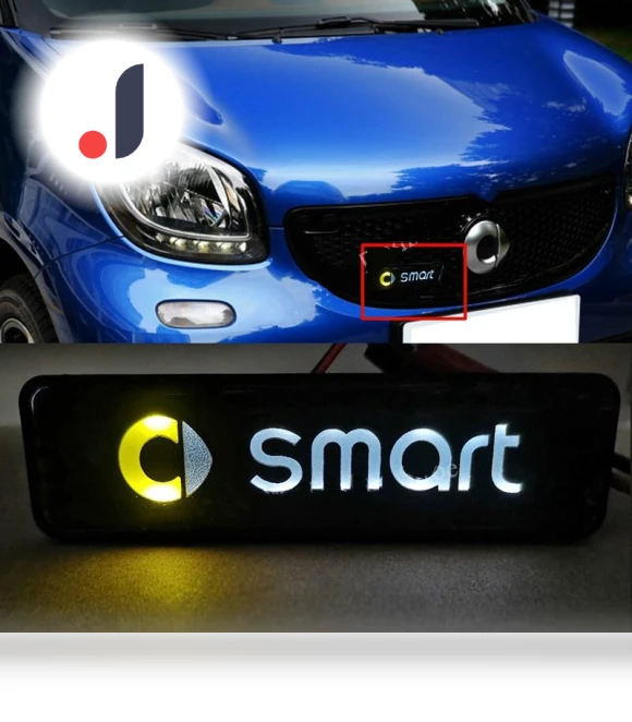 LED Emblem for Smart Car — Badges & Emblems