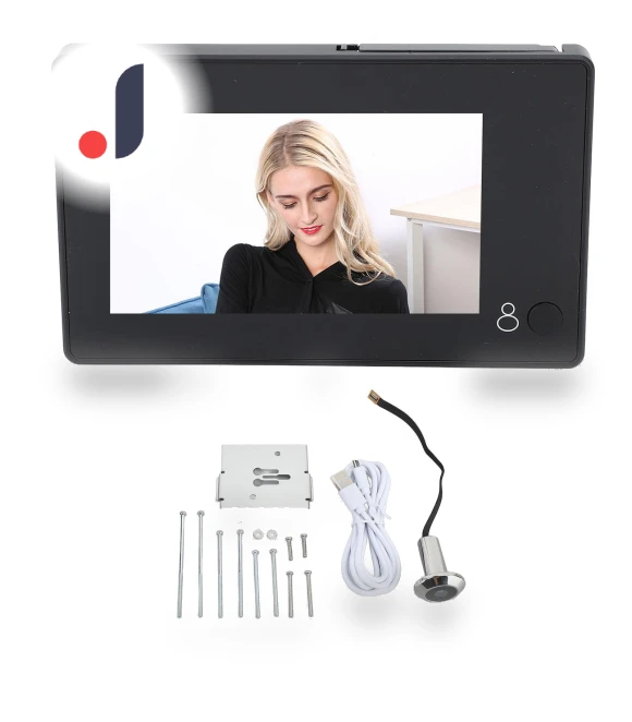 Smart Door Viewer with Screen — Smart Home Security, Zeblaze