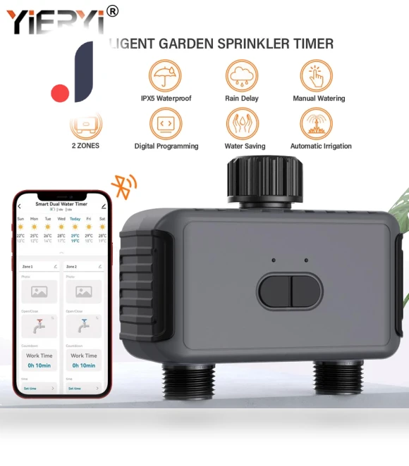 Smart Valve Automatic Watering Timer — Controllers, yieryi Garden Tools