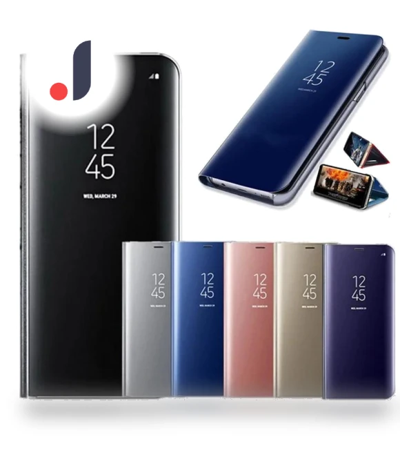 Smart View Mirror Flip Cover — Phone Accessories, hengbo-Cases