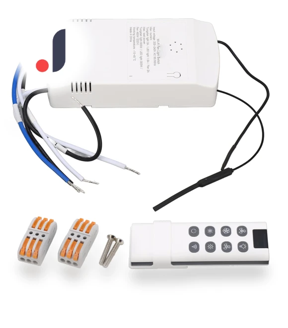Smart WiFi Light Switch Fan Controller — Ceiling Fan Wall Controls, Koogeelife