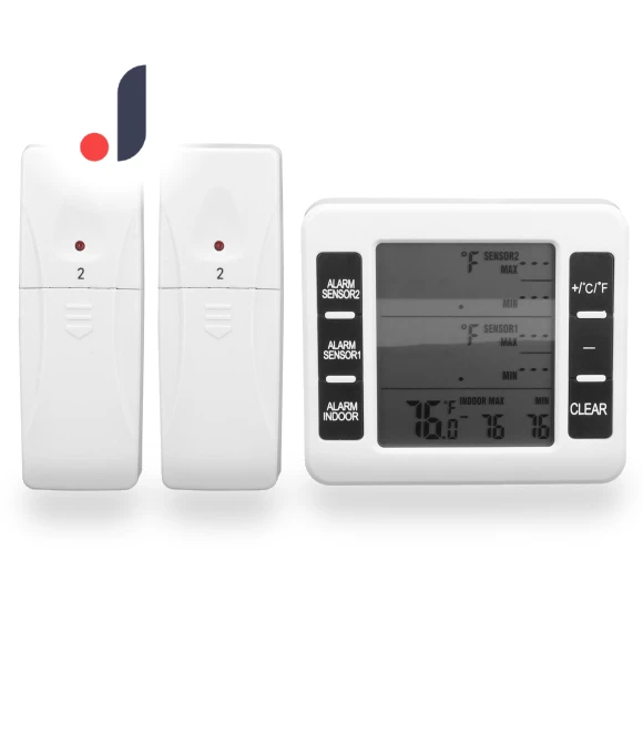 Wireless Refrigerator Thermometer with Audible Alarm — Refrigerator, Vestidos