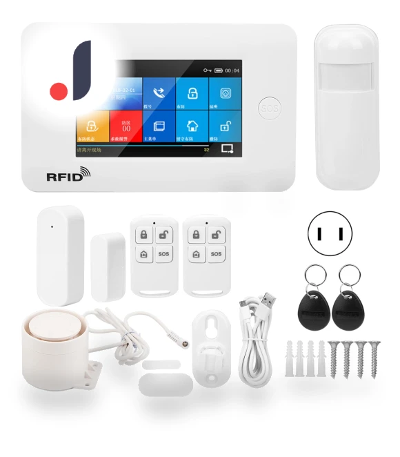 4.3in Full Color Touchscreen Alarm System — Smart Home Security, GoolRC