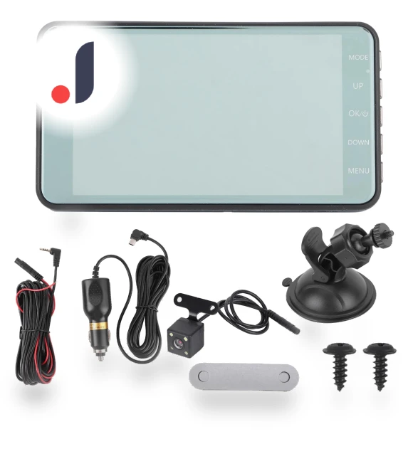 4-inch Dual Lens Touchscreen Car Dash Cam — Dashboard Cameras, Fishine