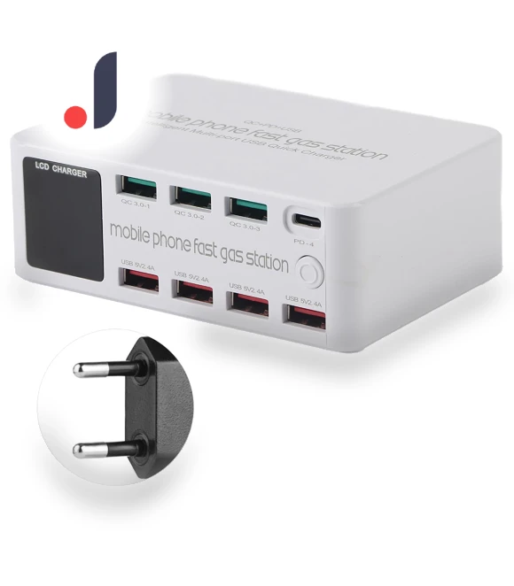 8-in-1 Multifunctional USB Charging Station — Power Hubs, Honor Electronics