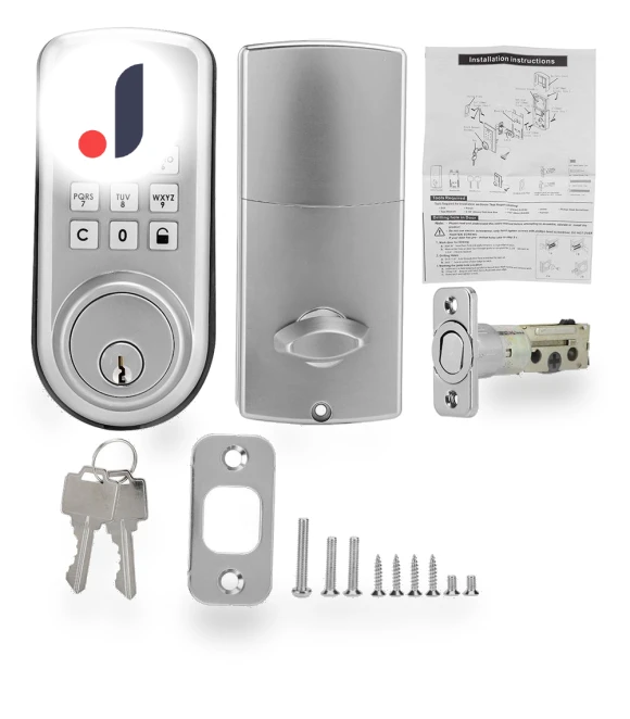 Adjustable Latch Smart Keyboard Password Anti-Theft Electronic Door Lock — Locks, GoolRC