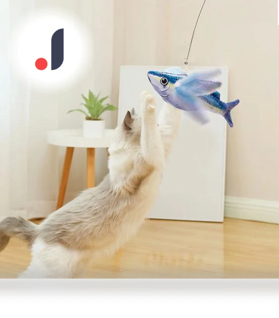 Interactive Flapping Wings Fish Cat Toy — Cat Playthings, All in Watch