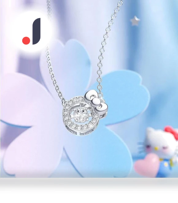 Little Bow Smart Pendant Necklace — Smart Jewelry, Original jewelry design