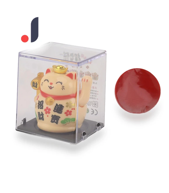Lucky Cat Solar Panel Figurine — Figurine Lamps, TOMTOP JMS