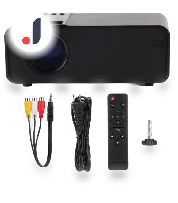 Portable 1080P LED Smart Projector — Home Theater Projectors, OutsideWorld