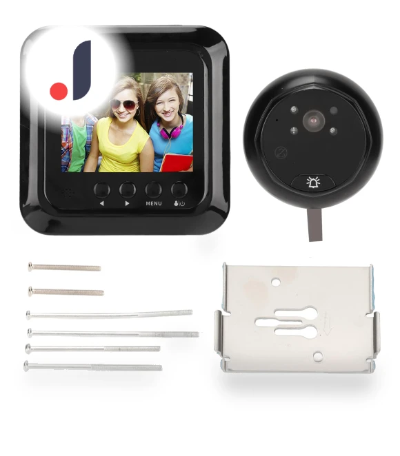 Smart Electronic Cat Eye Door Viewer — Smart Home Security, OutsideWorld