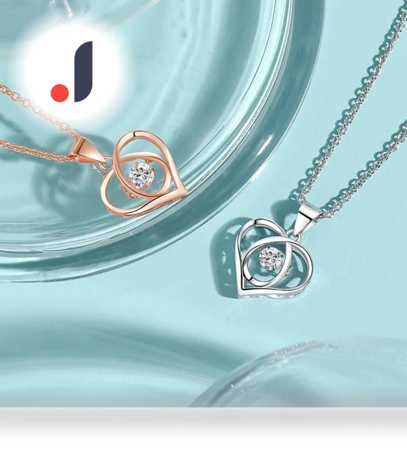 Smart Heart Pendant Necklace — Smart Jewelry, Original jewelry design