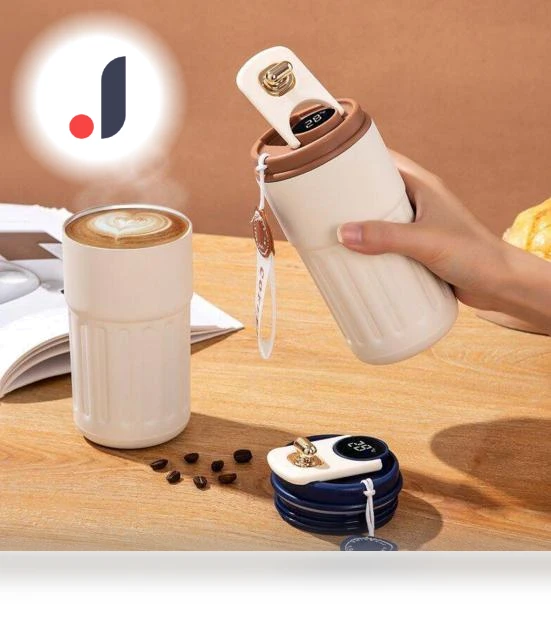 Smart Thermo Mug with LCD Display — Beverage Warmers, Magic Kitchen