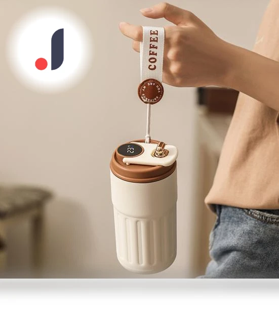 Smart Thermocup with LCD Display — Beverage Warmers, Car Periphery