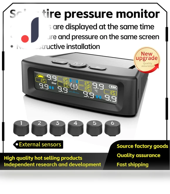 Solar TPMS Car Tire Pressure Sensor — TPMS Sensor Replacements, Popular House