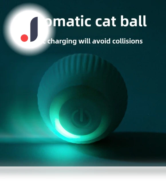 USB Rechargeable Electric Rolling Ball Cat Toy — Cat Playthings, Smart Pet Supplies