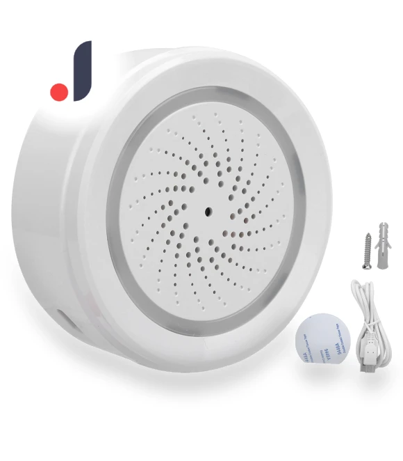 WiFi Temperature and Humidity Sensor with Sound and Light Alarm — Smart Home Security, GoolRC
